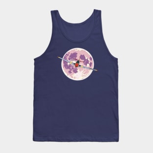 P-51 Mustang Purple Moon Tank Top